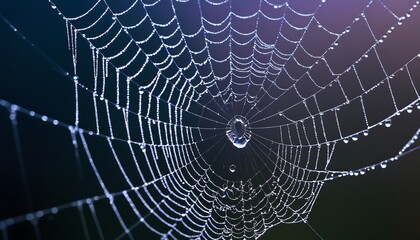 A High-Quality 3D Representation of a Colorful Spider Web