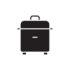 Poster - Cooker icon Flat line illustration