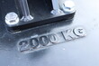 © my1px - Weight Plate Specifically Marked 2000 KG for Use with Heavy Lifting Equipment and Gear