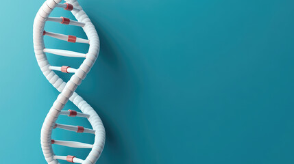 Abstract DNA Helix Banner showcasing complex genome sequencing concepts in biotechnology, emphasizing innovation and scientific advancement.