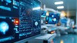 © Thamonchanok - Medical monitors displaying vital signs and brain activity in a clinical setting.
