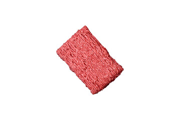 Wall Mural - Fresh raw ground beef with salt, spices and herbs