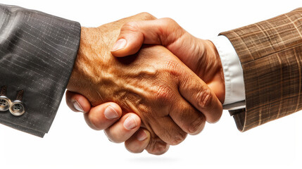 professional handshake symbolizes agreement and collaboration between real estate agents, showcasing trust and partnership in business