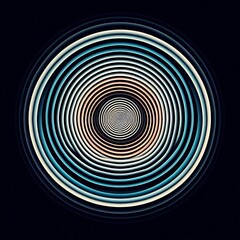 Wall Mural - colorful spiral pattern with circular shapes, abstract design for wallpaper or backdrop