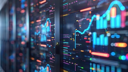 Data Visualization on a Wall of Monitors