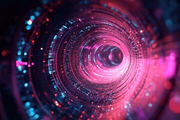 Data Tunnel - Technology Communication for Digital Data Transfer