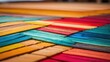 © Sandra - Miniature World: Colorful Wooden Pattern Tilt-Shift Photography