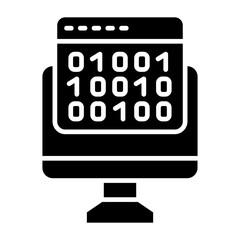binary code icon