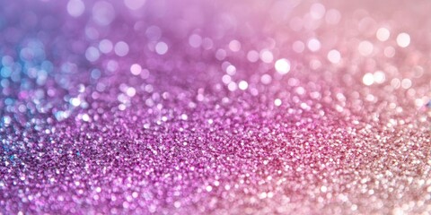 Wall Mural - Sparkling Glitter in Vibrant Purple and Pink Gradients