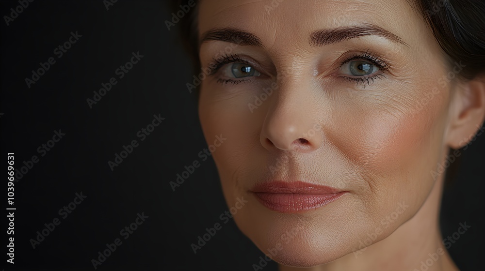 Detailed time-lapse video documenting the transformation of fine lines around the mouth, showing wrinkle reduction and clear before-and-after results, Realistic, Soft Lighting