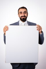 Poster - A arab teacher man portrait holding adult.