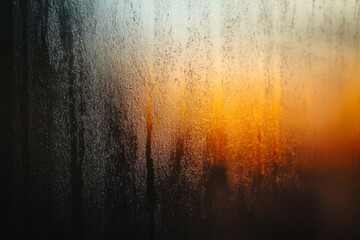 Poster - Light leaked from a rainbow in a blur on a black background with dust texture. Defocused abstract damaged scratched retro film analog effect for overlays or screen filters over photos