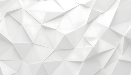 Wall Mural - abstract triangles background. geometric white and gray pattern isolated with white highlights, png