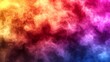 © fledermausstudio - Abstract colorful smoke background  yellow  red  pink  blue  vibrant  digital art