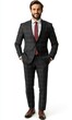 © Pedro - man in formal suit with red and blue elements, smiling