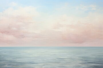 Wall Mural - Ocean painting outdoors horizon.