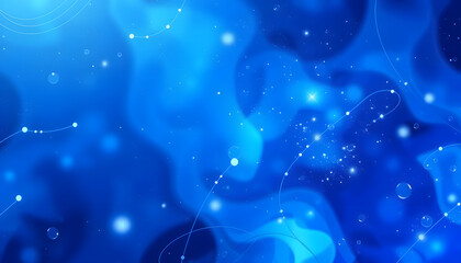 Wall Mural - Blue Tone Modern Abstract Art Background Pattern Design isolated with white highlights, png