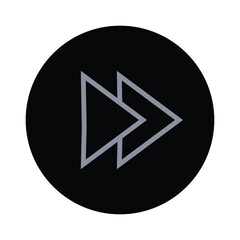 Wall Mural - pause image icon, simple