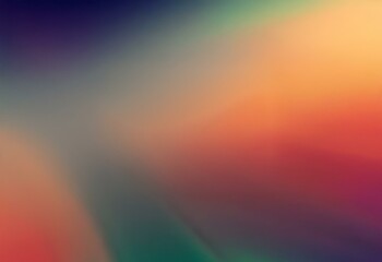 Aufkleber - Abstract background with blurred gradient of warm and cool colors.