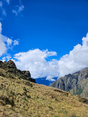 Clouds and Mountains, Inka Trail, Cusco, Peru