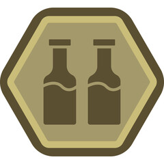 Poster - Bottles Icon Design