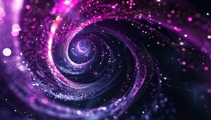 Wall Mural - Purple and blue swirling light