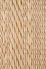 Wall Mural - woven bamboo mat, footrest, natural texture