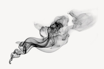 Poster - Smoke smoking black black background.