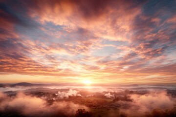 Historic Battlefield at Sunrise in HDR Realism