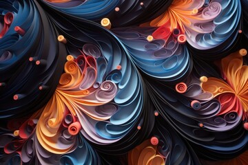 Canvas Print - Galaxy backgrounds pattern art.