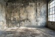 © Valentin - Abandoned Industrial Space with Weathered Walls and Natural Light