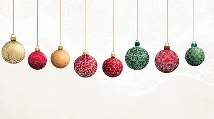 Design background template with copy space for text for Christmas New Year with decoration ornament.