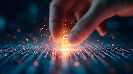 Cybersecurity digital data protection and network security