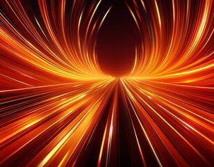 Wall Mural - close shot bright lines orange light background hd illustrations