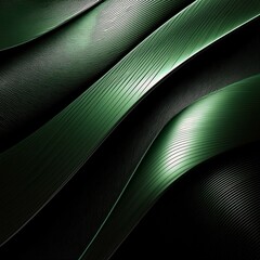 Wall Mural - metal carbon modern bonnet under the light reflects background ai generated image