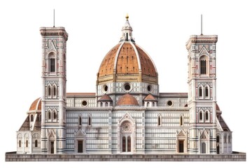 Wall Mural - Cathedral of Santa Maria del Fiore architecture cathedral building.