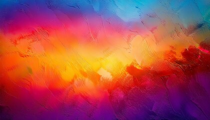 Wall Mural - rough gradient splash texture in sunrise colors background