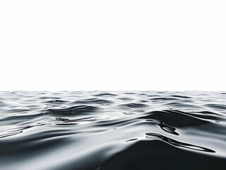 Poster - Flat Glossy White Water Ripples Concept - Wide Shot of Reflective Surface Showing Expanding Ripples, Visualizing Positive Actions Impact, Minimalist Background for Mental Health Influence, Simple Vect