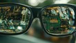© Johannes - Reflection of a circuit board on glasses