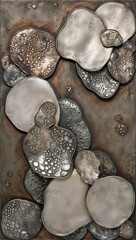 Poster - Metallic Organic Forms