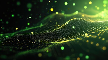 Fototapete - Technology Particle Abstract Background