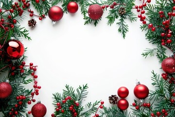 Poster - Christmas dinner border backgrounds celebration decoration.