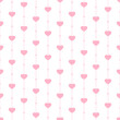 © Omeris - Cute heart seamless pattern. Repeating kid pattern. Love design for girls prints. Repeated wallpaper. Pastel hearts. Repeat child background. Soft pink color. Vector illustration