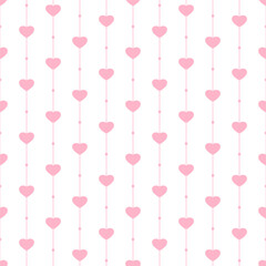 cute heart seamless pattern. repeating kid pattern. love design for girls prints. repeated wallpaper