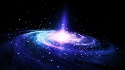 motion graphic cosmic nebula background loop