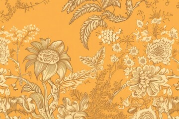 Sticker - Daisy wallpaper pattern plant.