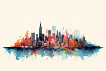 Wall Mural - Architecture cityscape landscape outdoors.