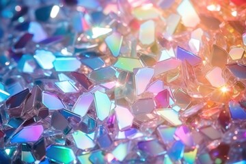 Sticker - Plastic texture glitter backgrounds crystal.