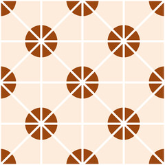 Seamless abstract geometric pattern. Vector Illustration.