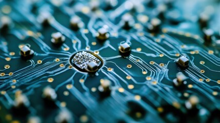A detailed close-up of a brain-computer interface electrode array, showing neural signal detection and brain-machine interface applications, Neurotechnology style